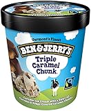 Ben & Jerry's, Triple Caramel Chunk Ice Cream, Pint (4 Count)