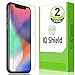 IQShield Screen Protector Compatible with Apple iPhone 11 Pro (5.8 inch)(Max Coverage)(2-Pack) LiquidSkin Anti-Bubble Clear TPU Film