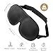 Eye Mask Sleeping Mask, UNIMI Wider 3D+ Contoured Blackout Eye Mask & Blindfold, No Pressure and Super Comfortable Sleep Mask, Eye Cover for Woman and Man(L)