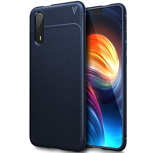 Huawei P20 case, KuGi Huawei P20 case, SS [Scratch Resistant] Premium Flexible Soft Anti Slip TPU Case for Huawei P20 smartphone(Navy)
