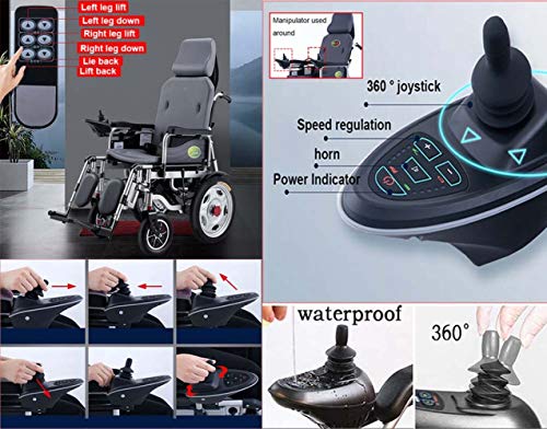 DGPOAD-Heavy-Duty-Electric-Wheelchair-with-Headrestfoldable-Folding-and-Lightweight-Portable-Powerchair-with-Remote-Controlelectric-Power-or-Manual-Manipulationadjustable-Backrest-and-Pedal
