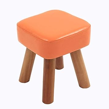 Amazon Com Aajolg Leisure Vanity Stool Sofa Step Stool For Kids Adult Vanity Chairs With Backs Foot Stool Under Desk Small Chair Makeup Chair Ottomans Stools Solid Wood Home Stool Highb Furniture Decor