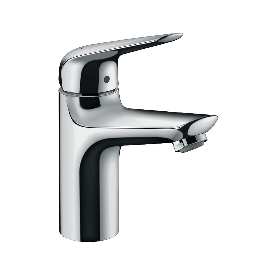 hansgrohe Novus Water-Saving Tap (Spout Height 100 mm Without Drainage Fitting) Chrome