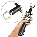 YOGAYET Portable Fish Lip Gripper Grabber Fishing Grip Tackle Pliers Stainless Steel Clip Fish Holder Knife with Scale Ruler