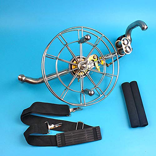 Hvlystory Professional 11'' Strong Stainless Kite Line Winder Reel Brake Control Adult Men - Thumbnail 7
