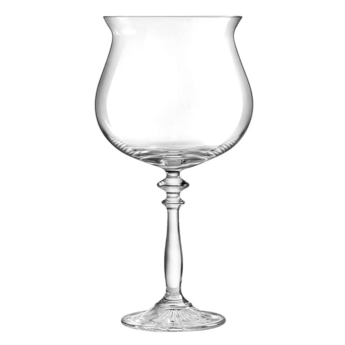 Ginsanity 1924 Jazzy Vintage Balloon Gin Glass Goblets (22oz)