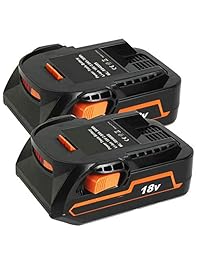 VINIDA 18V 2.0Ah Batería de reemplazo de iones de litio AEG R840085 para RIDGID 18 voltios R840083 R840084 R840085 R840086 r840087 AC840085 Herramientas de taladro sin cable