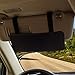 Universal Car Visor Extender Sun Blocker | Visor Extension for Car Visor on Any Car or Automobile. Lightweight Black Leather Sun Shade Extender Gives Full Shade for Driver or Passenger Side Window.