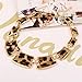 Tonhpxh Fashion Gold Style Leopard Textured Necklace Collar Bib For Women