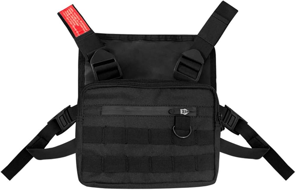 Oulian Fashion Chest Bags, Small Chest Rig Bag, Adjustable Shoulder Bag