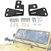 Partol High Lift Jack Mounts Hinge Mounting Hood Brackets Fit Jeep Wrangler CJ 1944-1986/ YJ 1987-1995/ TJ 1997-2006 primary