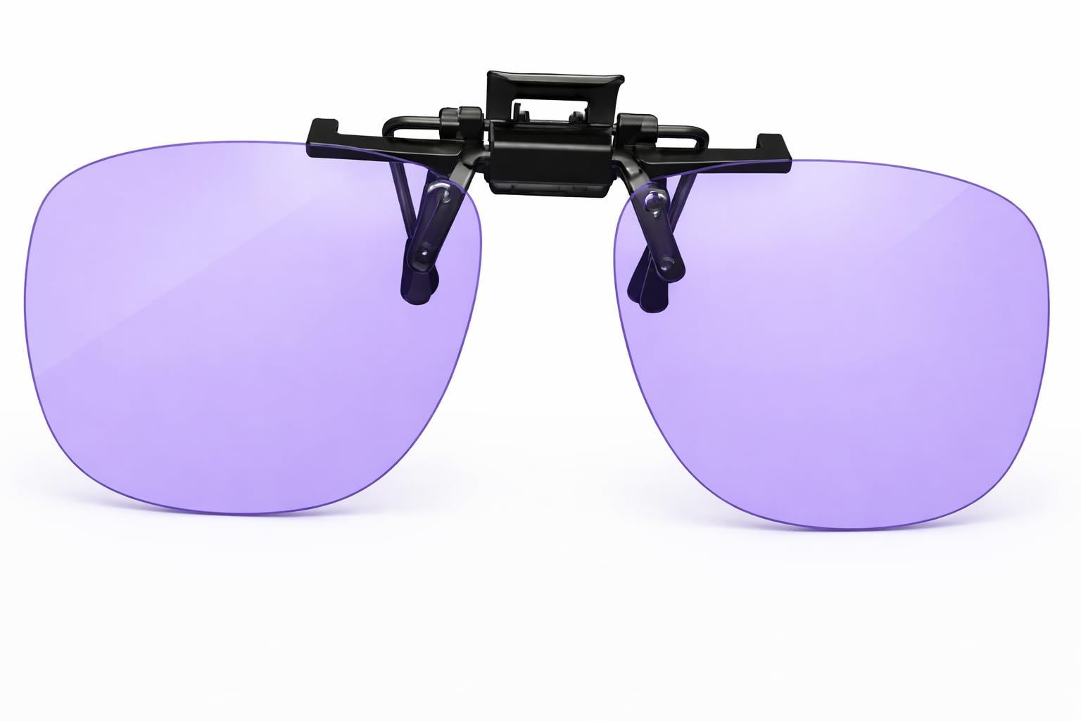 Irlens purple tinted clip on Happyeye glasses dyslexia overlays meares