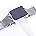 Lywey Best For Apple Watch Series 1/2/3 iWatch 38/42mm, Magnetic 5V Charger 1A Charging Pad 1M Cable (White)