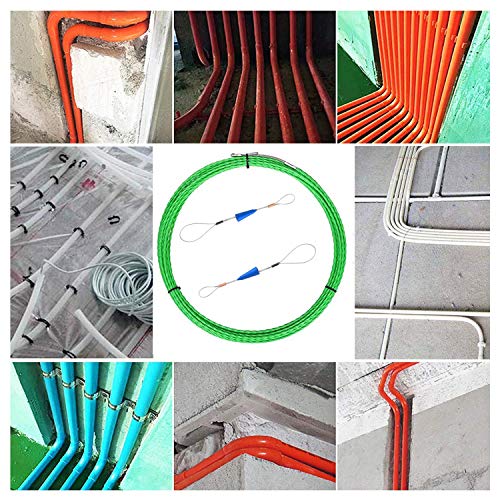 WXTOOLS Fish Tape Wire Noodlers Puller 40FT/12M Fish Cable Fastener - Thumbnail 4