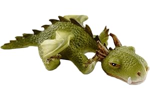 Top Collection Miniature Fairy Garden and Terrarium Statue, Sleepy Mini Dragon