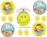 Nursing Nurse Graduation Pinning Celebration Balloon Decorations Supplies Bouquet kit