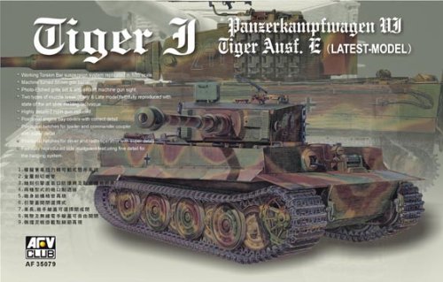 Tiger I SdKfz 181 Late Model Tank 1-35 AFV Club