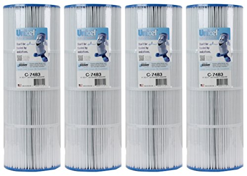 4) Unicel C-7483 Spa Replacement Filter Cartridges 81 Sq Ft Hayward Swim Clear