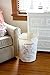The C.H.O. Hilarious Light Beige Laundry Schedule Hamper from Heavy Duty Premium Cotton | 27 Inches Tall x 14 Inches Wide Collapsible Bag | Large Drawstring Enclosure for Extra Space