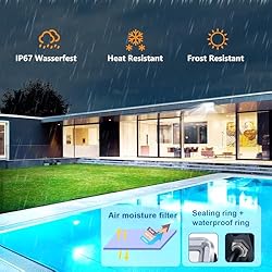XINGHUANLIT 800W Stadium Lights, 400W LED Flood