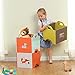 labebe Baby Toy Chest, 3-Color Kid Chest for 1-3 Year, Wooden Toy Storage Bin with 3-Layer for Baby, Kid Storage Shelf/Baby Toy Storage Organizer/Storage Container Toy/Kid Storage Cabinet