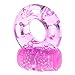 Waterproof Sex Toys Adult Men Vibration Collars Delay Premature Ejaculation Lock Fine Butterfly Cock Penis Ring, Pink