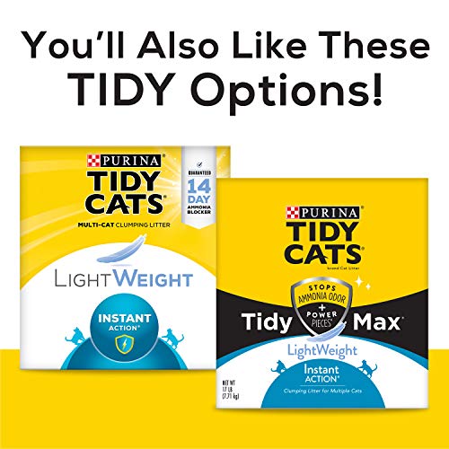 Purina Tidy Cats Light Weight, Low Dust, Clumping Cat Litter, LightWeight Instant Action Multi