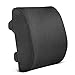 Restorology Orthopedic Memory Foam Lumbar Support Back Cushion for Office Chair and Car Seat - Designed to Reduce Back Pain and Boost Circulation, Hypoallergenic, Adjustable Straps and Mesh Cover