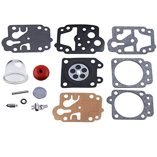Hipa K20-WYJ Carburetor Repair Kit with Primer Bulb Check Valve for WYL Series Carburetor