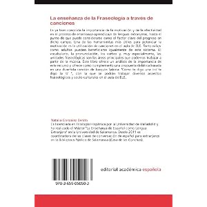 La enseñanza de la Fraseología a través de canciones: Una propuesta didáctica en español (Spanish Edition)