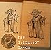 Yoda line Art Rubber Stamp P58