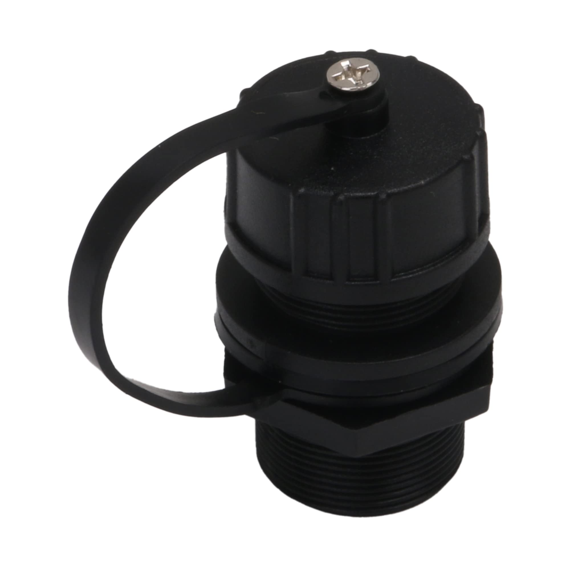 CNBTR Ethernet LAN Black Friendly M20 Stuffing Locknut Plastic Underwater Gland Connector