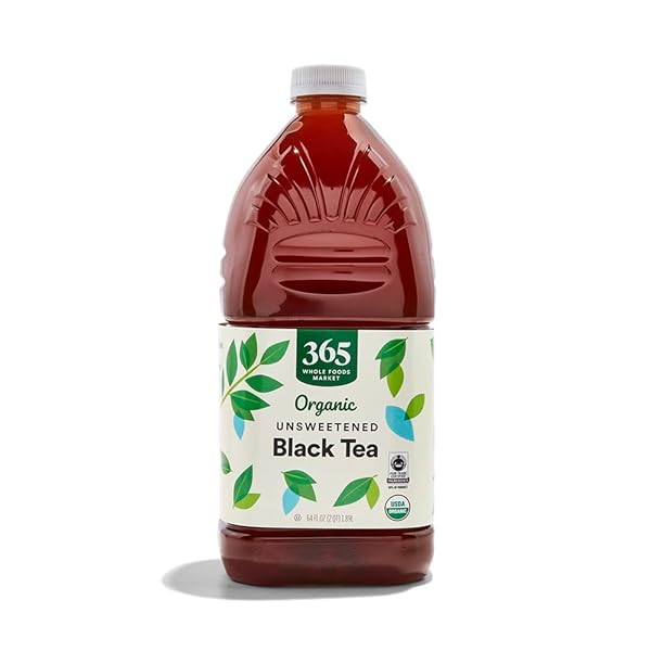 365 BY WHOLE FOODS MARKET, ORGANIC UNSWEETENED BLACK TEA, 64 FL OZ
