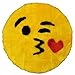 Walk on Me Emoji Rug - Soft and Cute - Made in France - Emoji Mat fit for Any Room - Dorm Bed Bathroom Kids Room Emojis (Kiss)