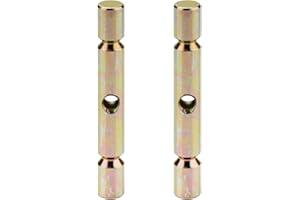 Aillsa ATV Snow Plow Shear Pin Compatible with Polaris ATV Snow Plow Glacier,fits Polaris ATV 2015-2019 Sportsman 2205063 Replacement Snow Plow Shear Pin Accessories-Gold(2pc)