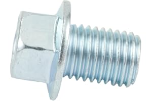 Aluminum Magnetic Oil Drain Bolt with White Zinc Coating for Honda CT200/CT70/CT90/CX500 Series – 12x15mm Engine Oil Pan Scre