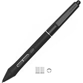 HUION PW600 PenTech 4.0 Battery-Free Stylus with 3 Programmable Keys | Compatible with Kamvas 13/16/22 (Gen 3), Kamvas Pro 19/27, Kamvas Pro 16 V2, Kamvas Pro 24 (Gen 3), Kamvas Pro 27 (144Hz)
