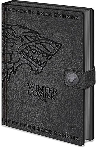 Game Of Thrones Notebook House Stark Sigil Official Premium A5