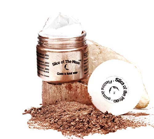 Slice of the Moon: Flashing Bronze Mica Powder 1oz, Cosmetic Mica, Soap Making, Candle Making,Resin Dye, Lip Balm, Eye Liner Mica … - Thumbnail 2