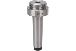 Tomotato Boring Head Arbor, High Carbon Steel MT3 Boring Head Arbor with 1-1/2-18UNF Thread for Precision Machining in Lathe and CNC Machines