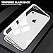 iPhone 8 Case, LIGHTDESIRE Slim Bumper [Magnetic Adsorption Installation] iPhone 7 Case Tempered Screen Cover Front and Back Case Aluminum Metal for iPhone 8/7 (Silver)