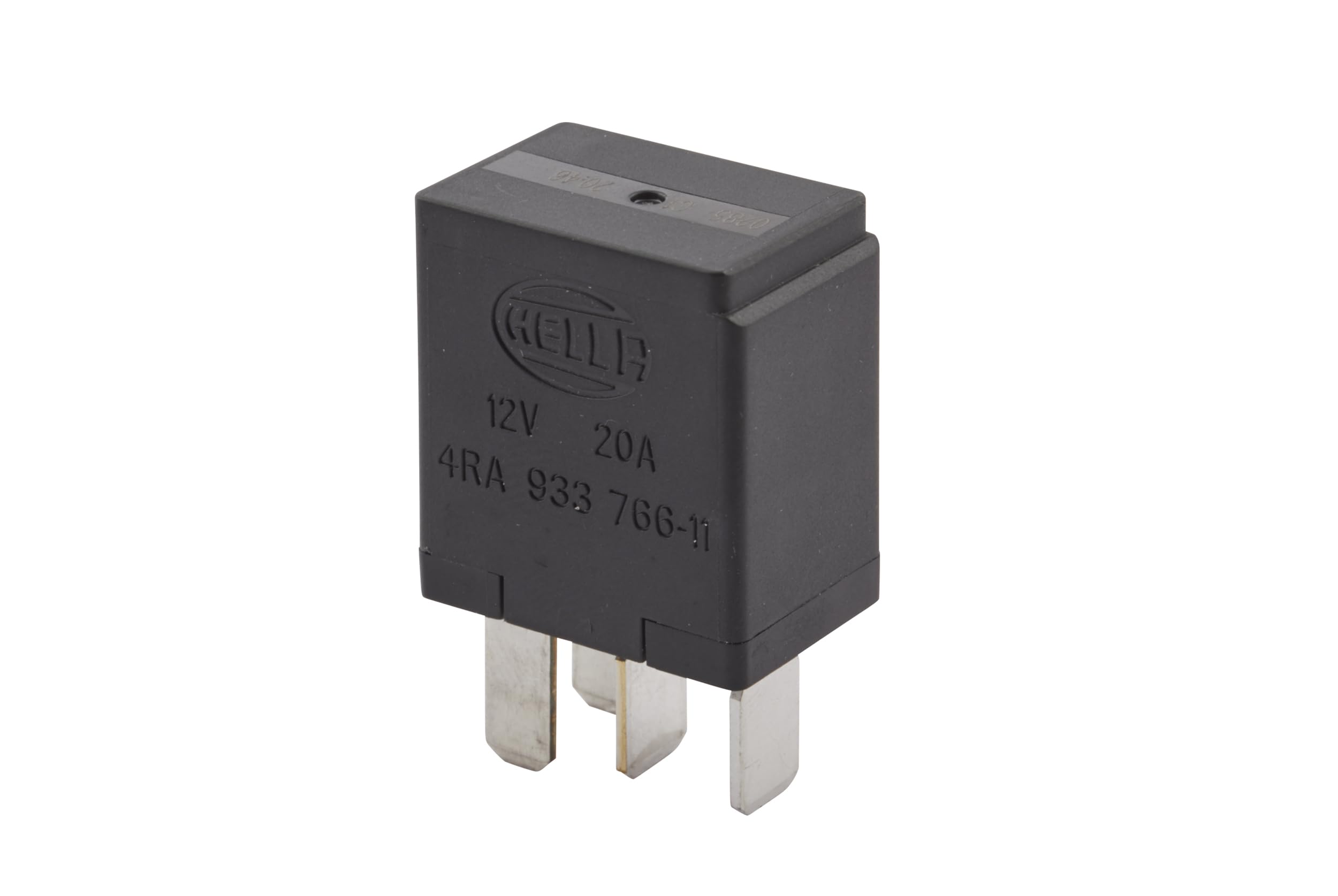 HELLA 4RA 933 766-111 Relay, main current - 12V - 4-pin connector - Wiring Diagramme: S2 - Plug: C - Normally Open Contact - Colour: Black - without holder