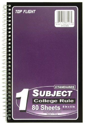 Top Flight 1-Subject Notebook - Image 4
