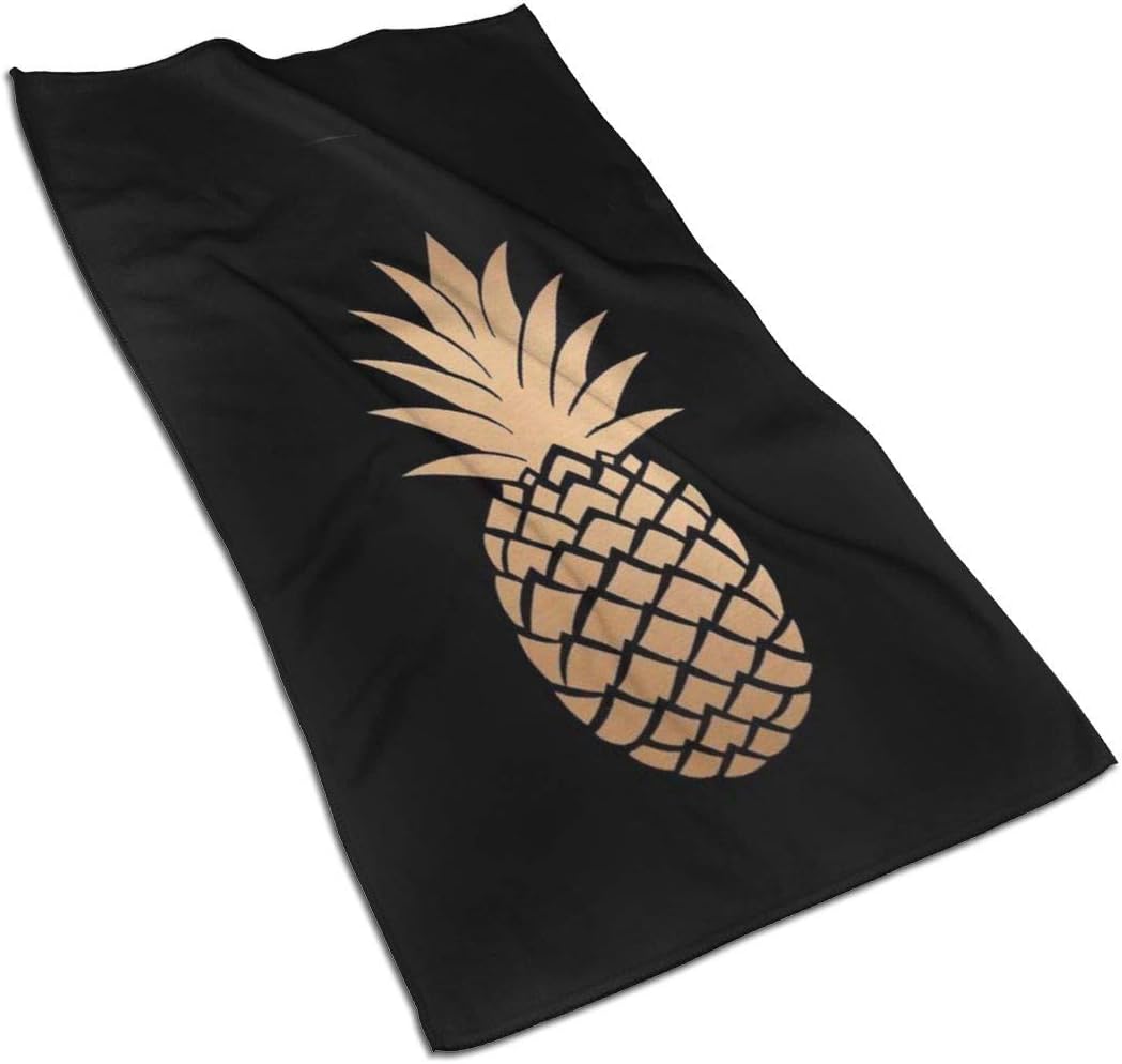 pineapple bathroom hand towels