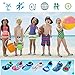 Toddler Kids Swim Water Shoes Quick Dry Non-Slip Water Skin Barefoot Sports Shoes Aqua Socks for Boys Girls Toddler, Seaworld Turtle, 6 Toddler