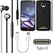 [2 Pack] Moto Z Type C to 3.5mm Headphone Jack Adapter,Dreamvasion Type C 3.1 Male to 3.5mm Female Extension Audio Adapter Cable for Motorola Moto Z, Letv Le Pro 3 - Black and White