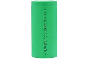 3.7V 8200mAh 32650 Battery, High Current High Discharge Rechargeable Battery for Backup Power, 1 Pcs