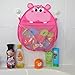 CHERABOO Bath Toy Storage, Hurley Hippo Bath Toy Holder, Bath Toys for Toddlers 1-3, Bathroom Toy Storage, Bathtub Organizers and Storage, Bath Toy Basket, Bath Toy Organizer