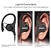 Bluetooth Headphones, Lobkin Wireless Headset Bluetooth V4.1 Stereo In Ear Earbuds Noise Cancelling Headphones Sweatproof Sports Earphones with Mic (Black)