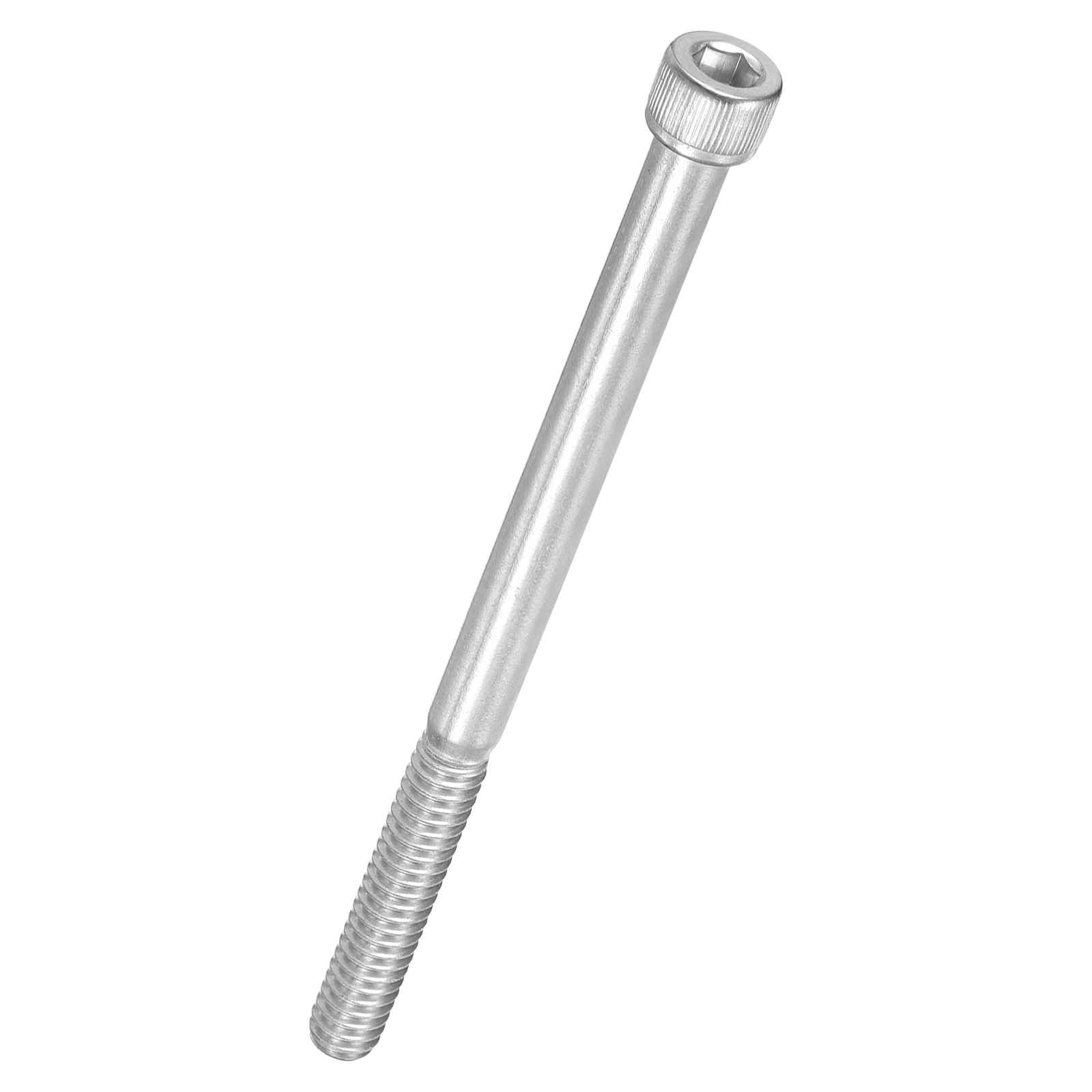 Kozelo 10pcs Socket Head Cap Screws - [1/4"-20 x 3-1/2"] UNC 304 Stainless Steel Allen Socket Drive for Electrical Motor 3D Printing Fan Engine Replacement Use, Silver — image 1